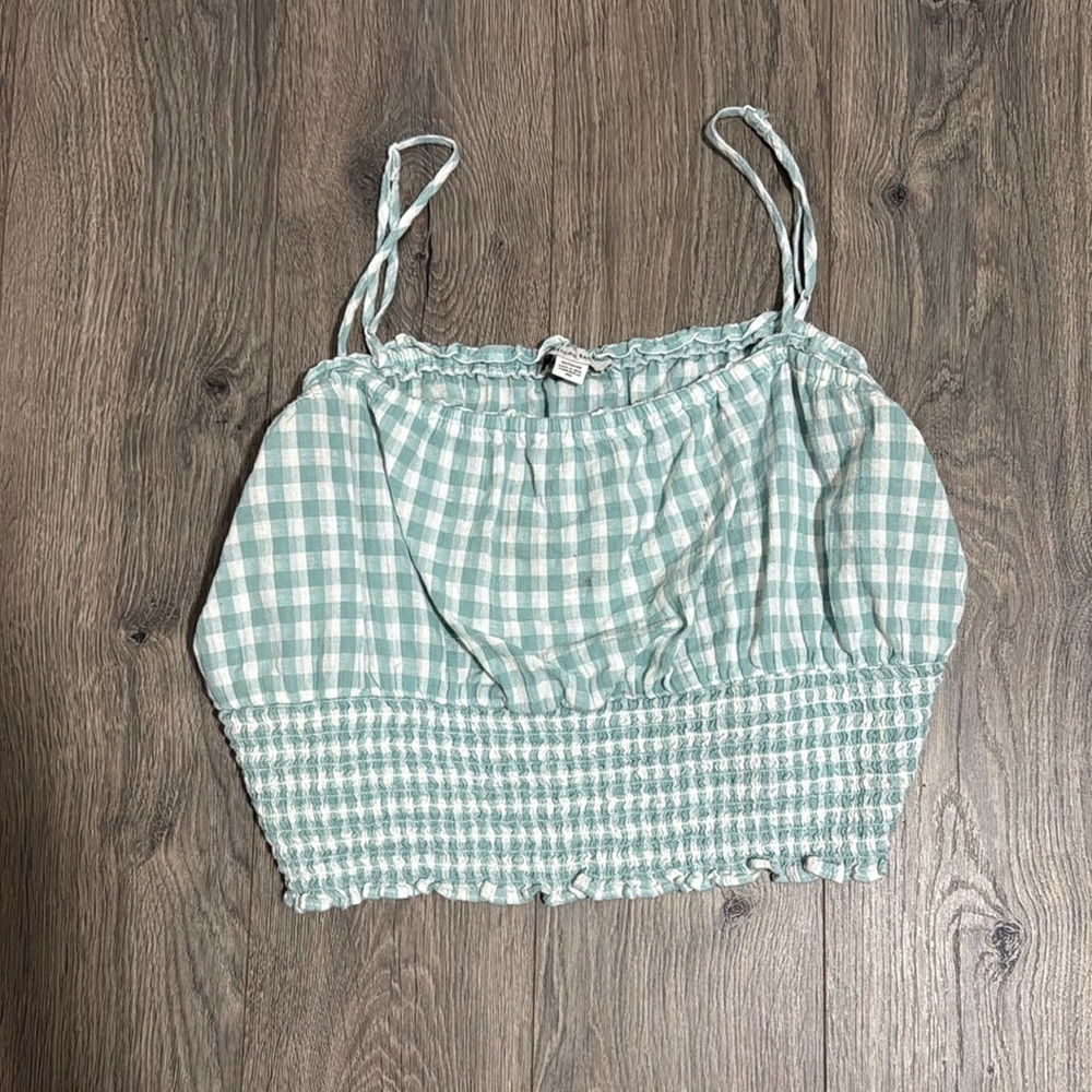 AEO Gingham Tank Top